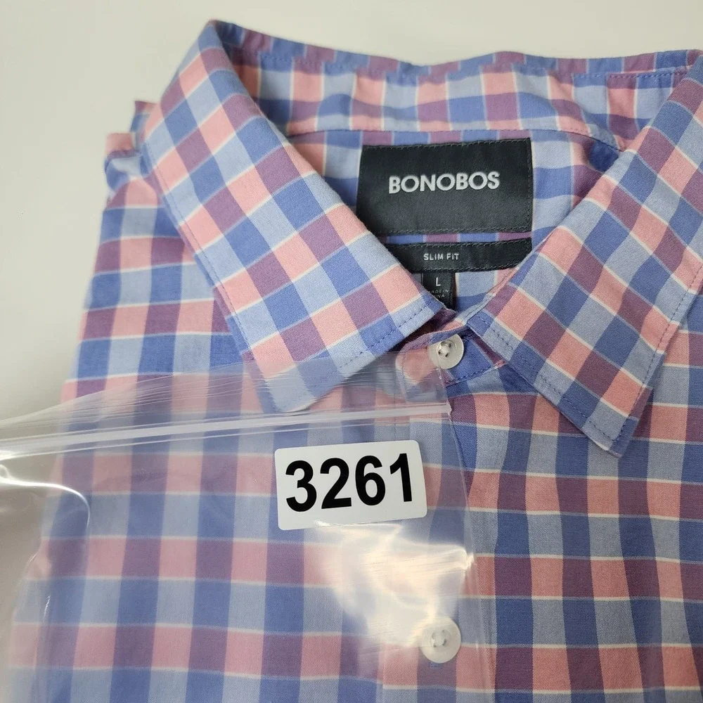 Bonobos plaid slim